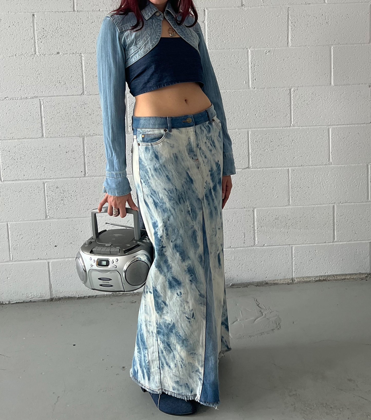 2000s Michael Kors Denim Skirt