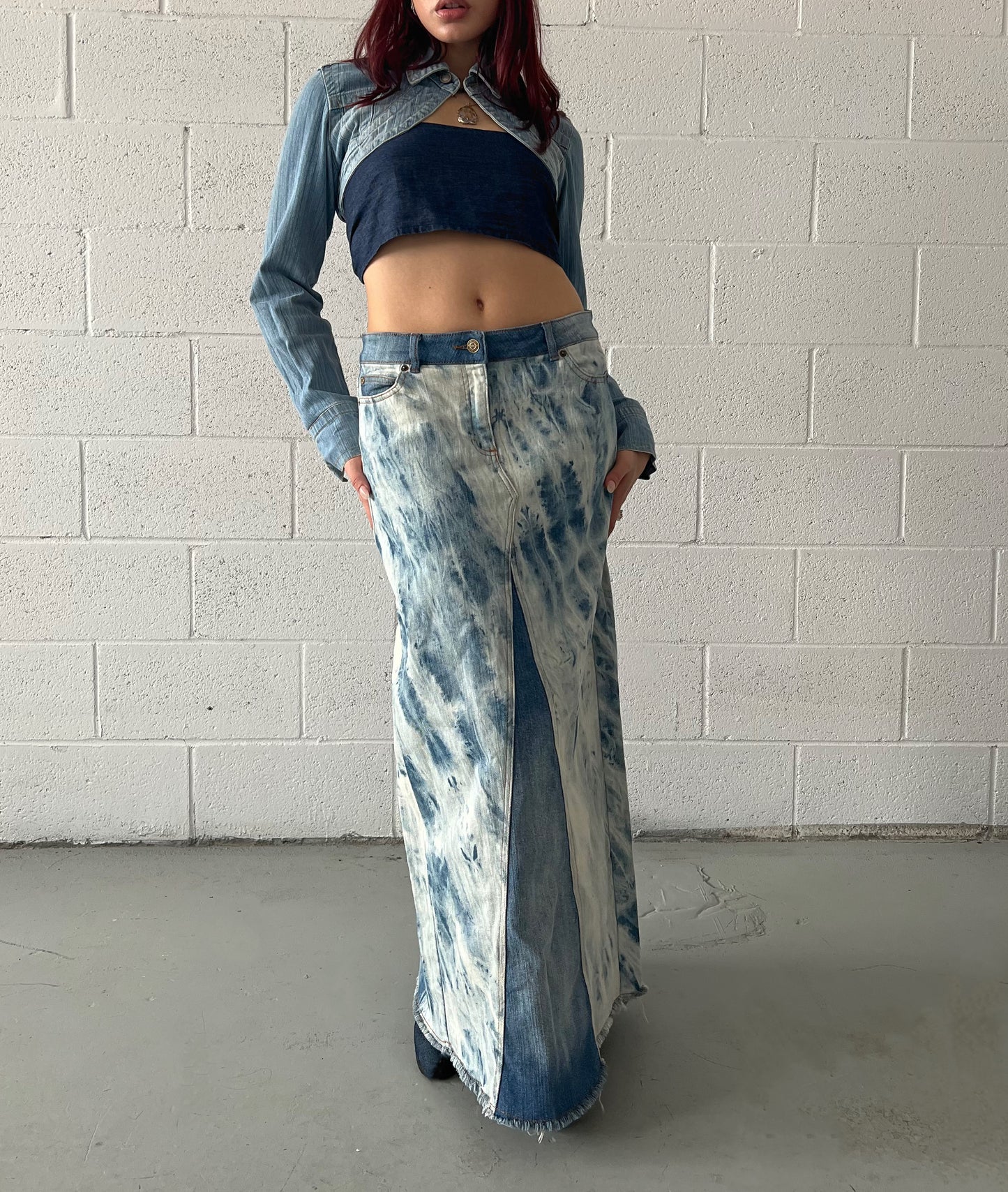 2000s Michael Kors Denim Skirt