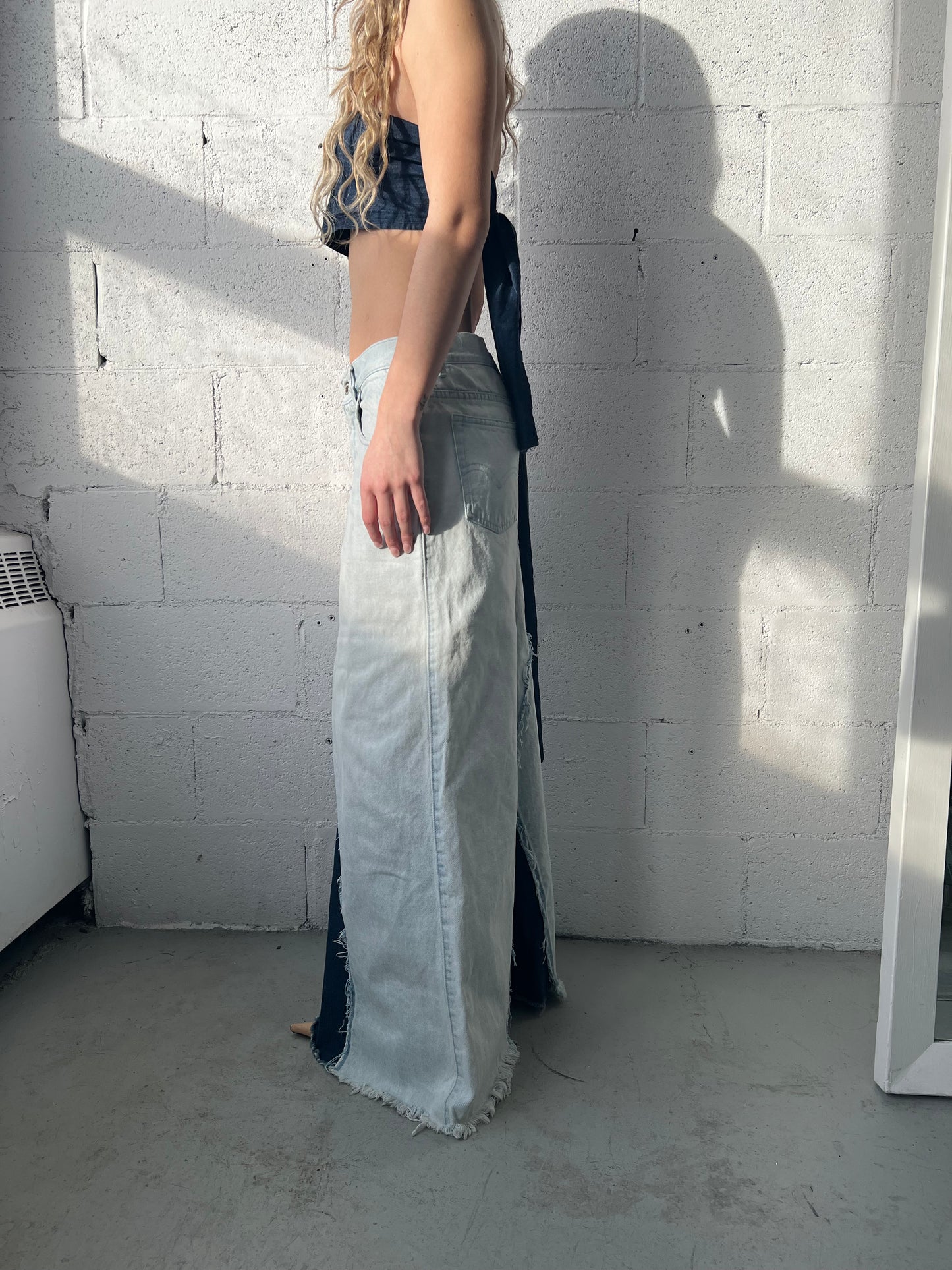 Reworked Levi’s Denim Maxi Skirt