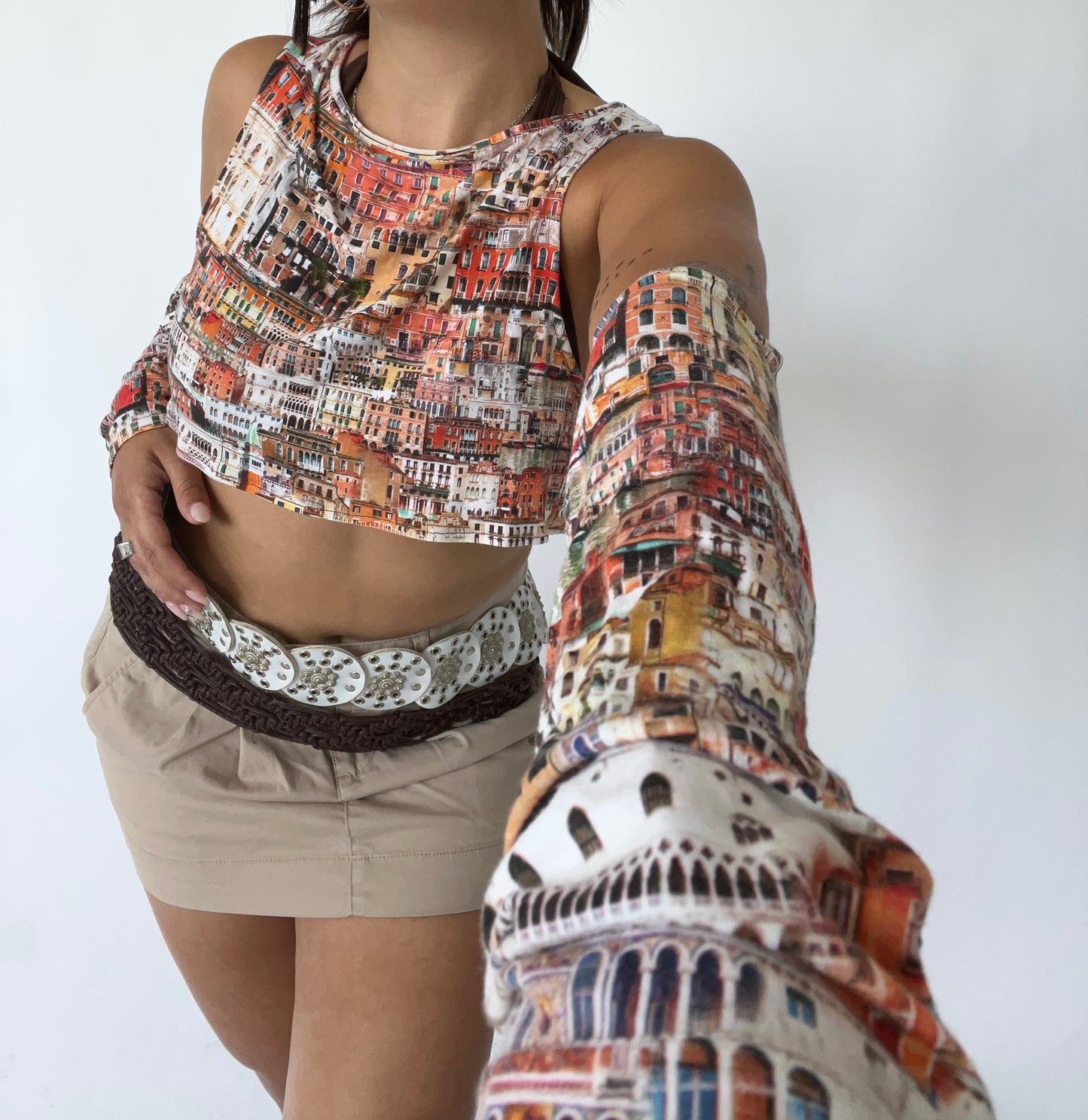 Upcycled Venezia Top