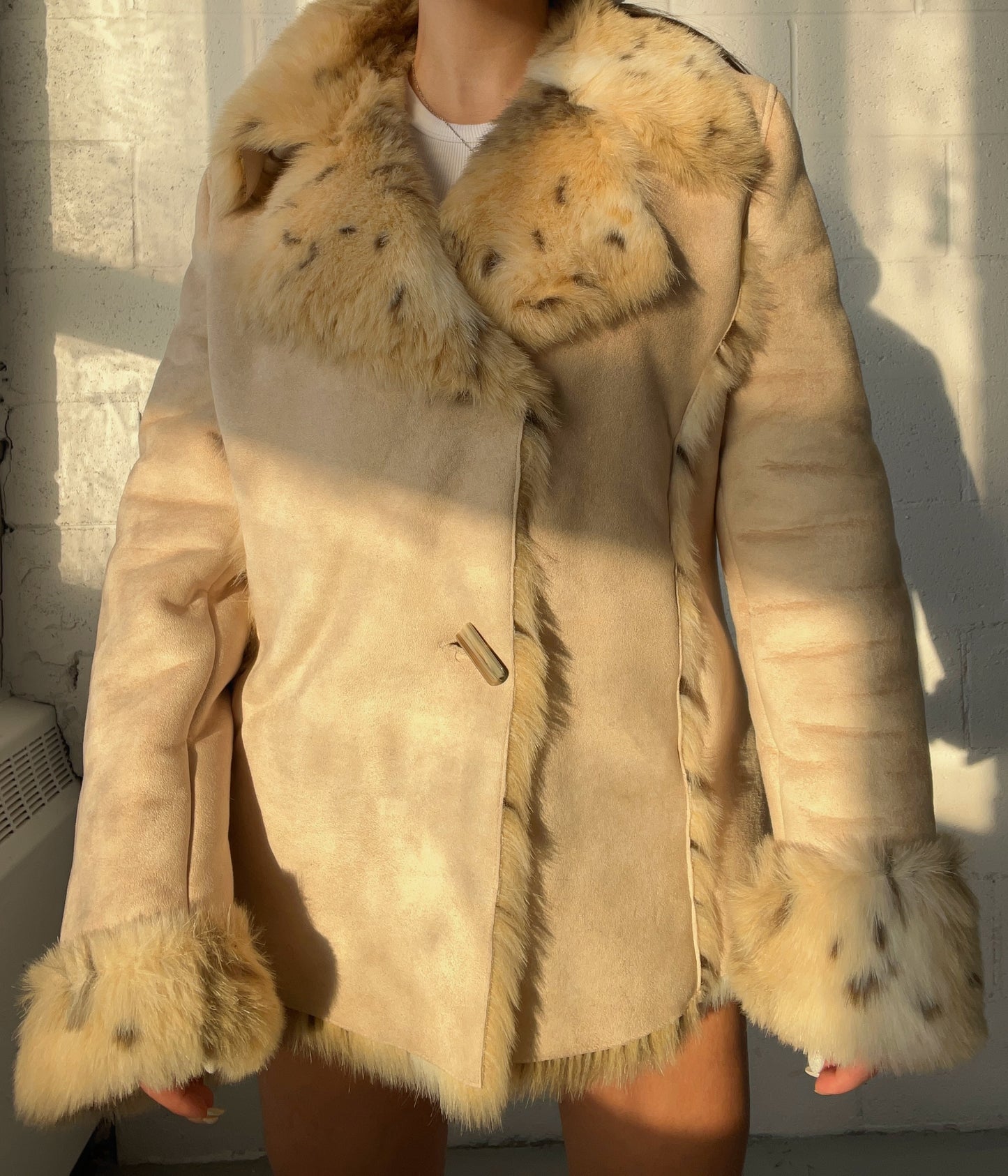 Lynx Faux Fur Coat