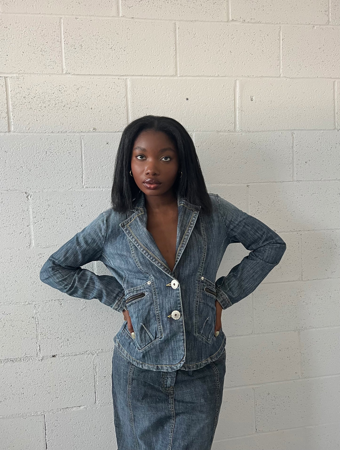 DKNY Denim Blazer