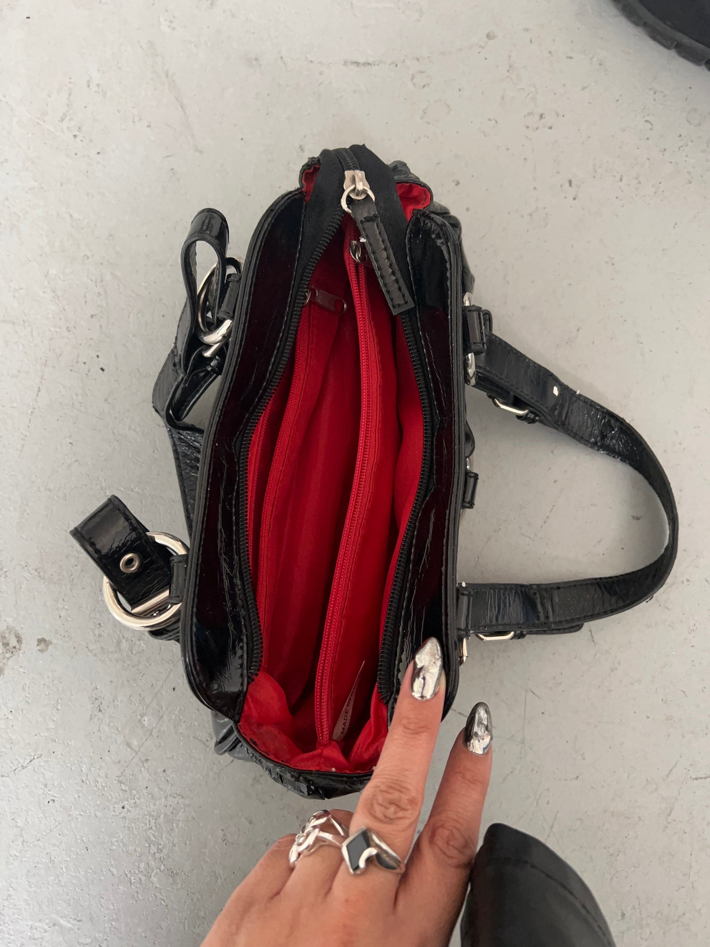 Patent Mini Moto Purse