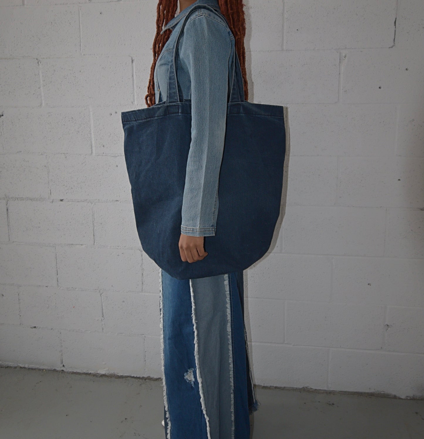 Grande Denim Tote