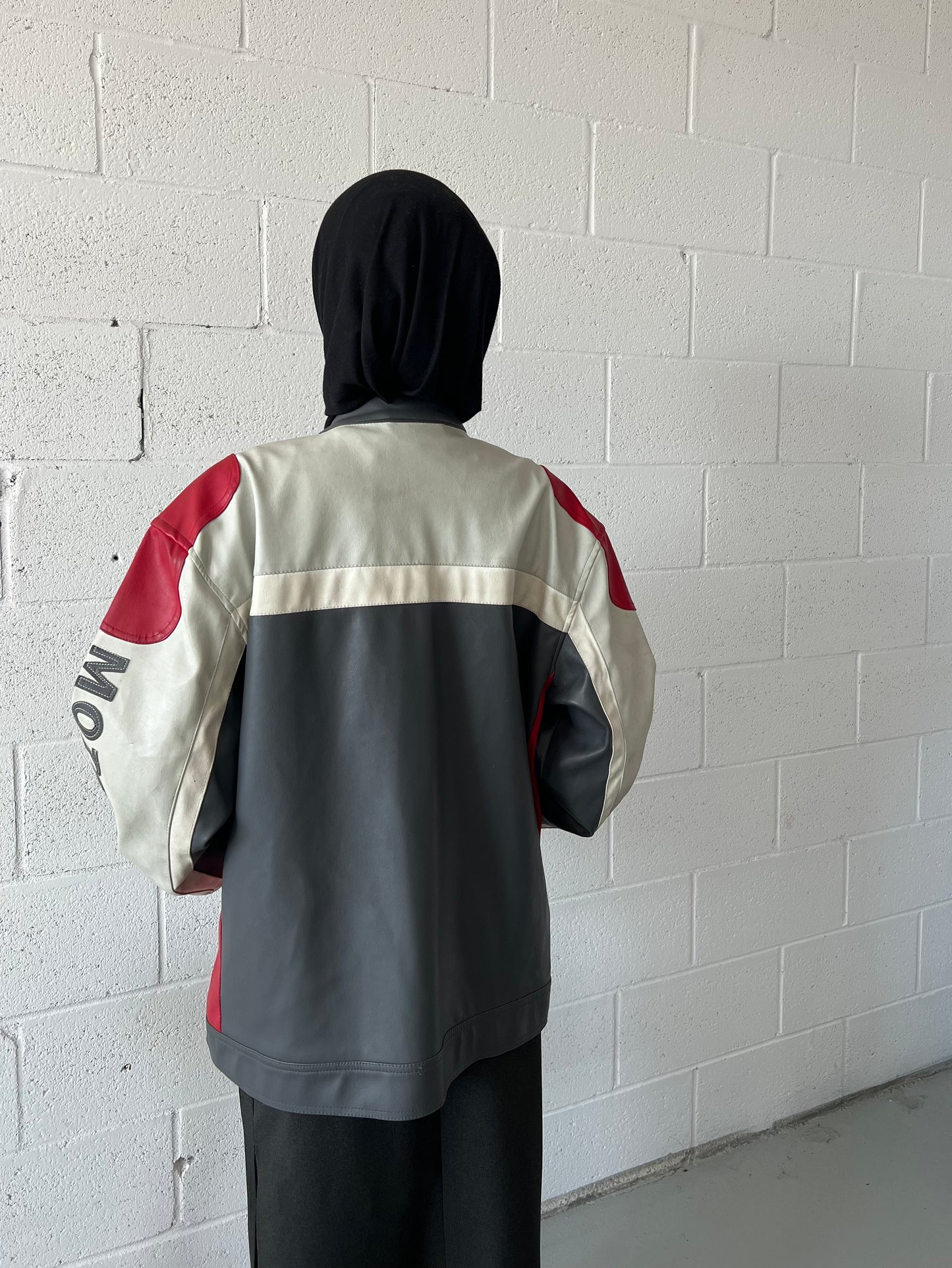 Motosport Faux Leather Jacket