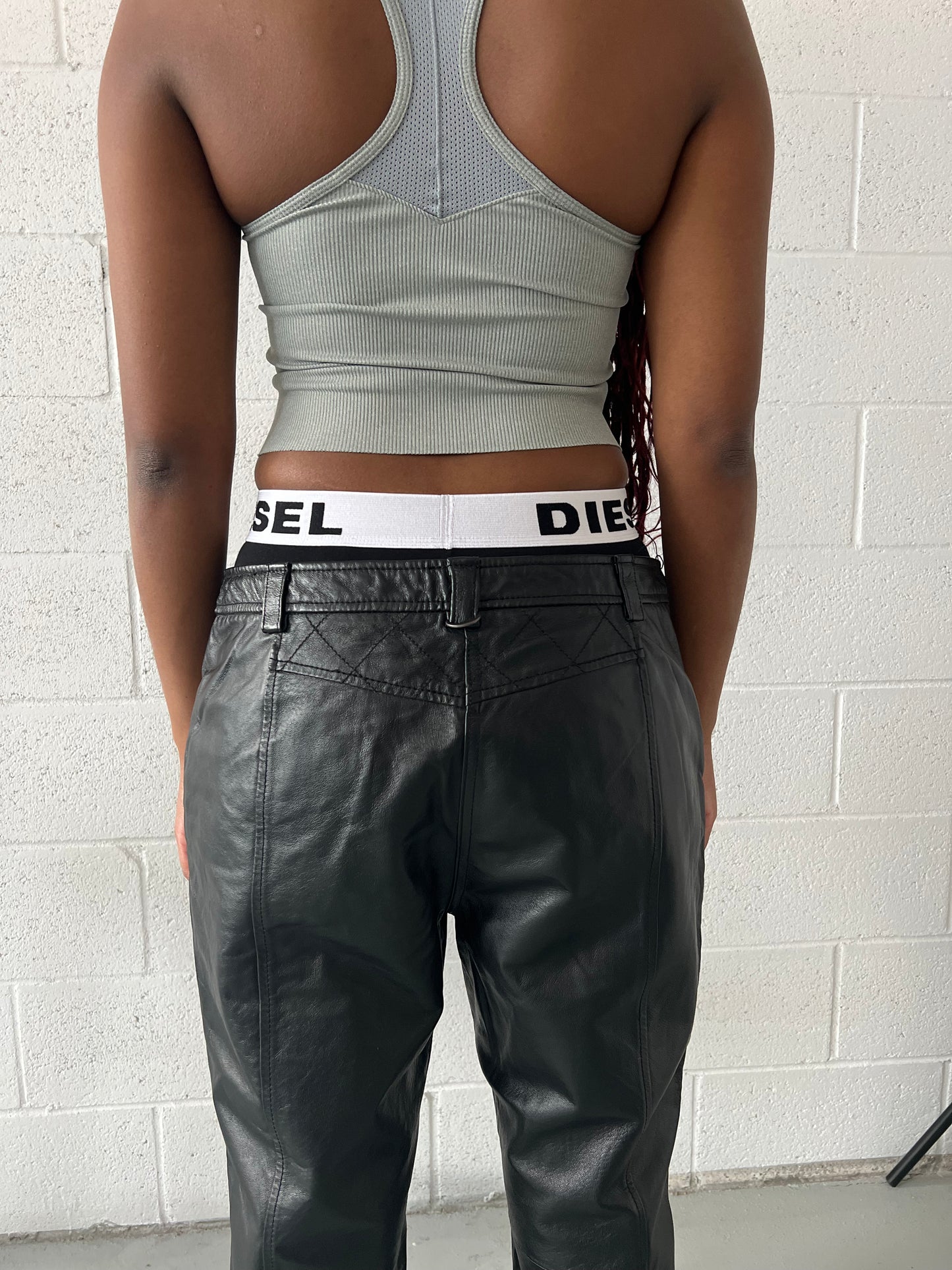 Moto Leather Pant