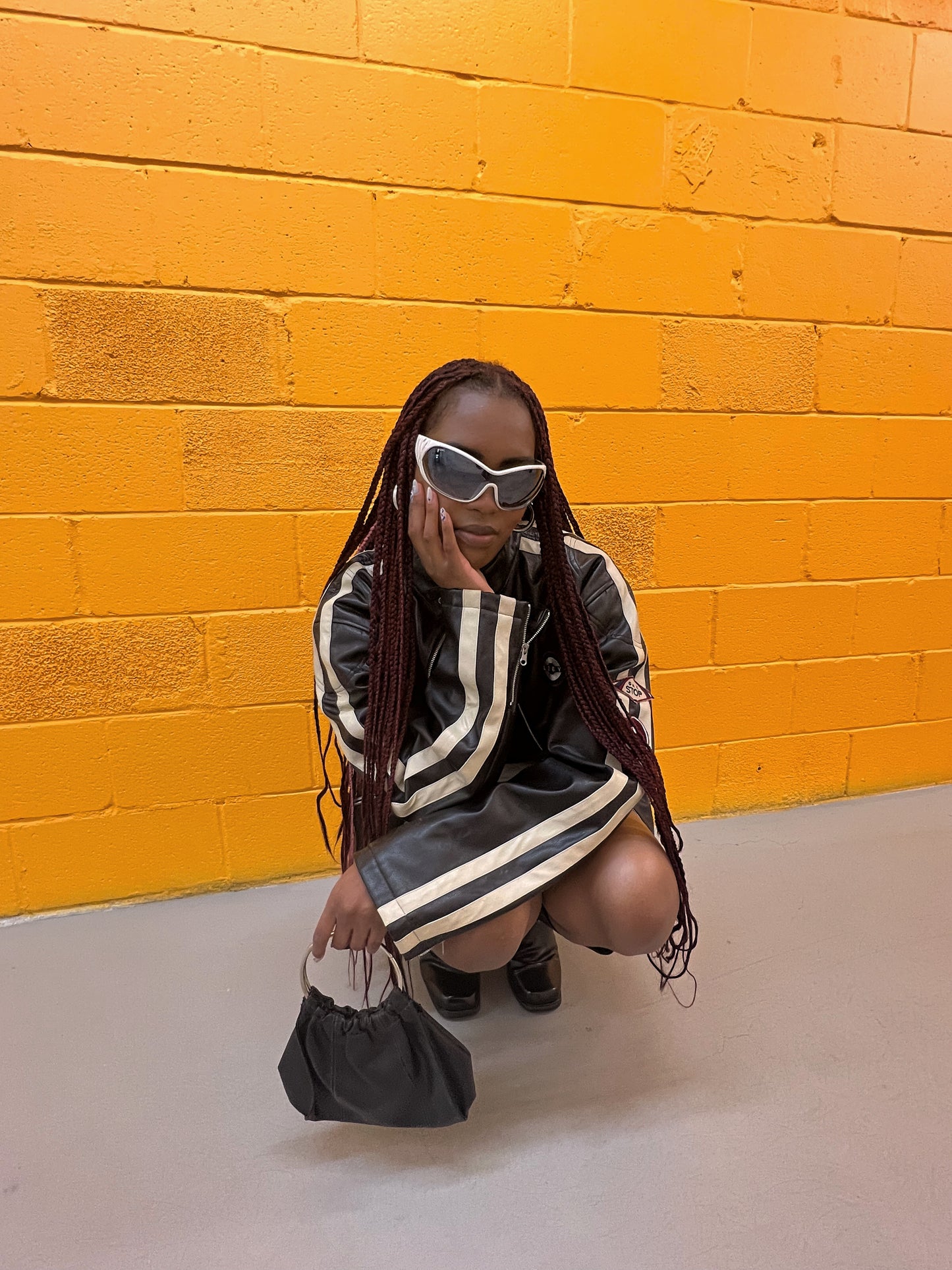 Motore Faux Leather Jacket