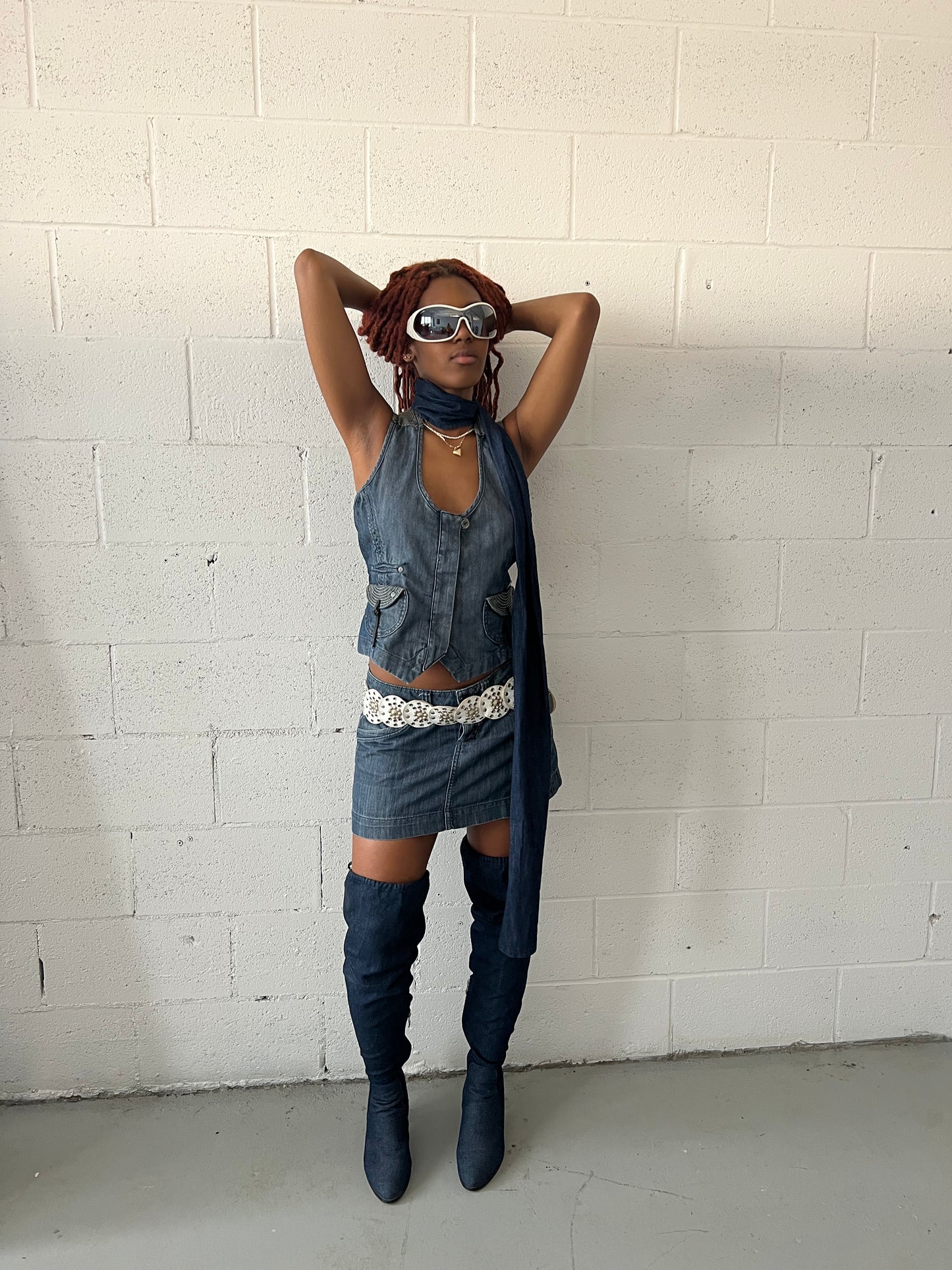 Denim Mini Skirt