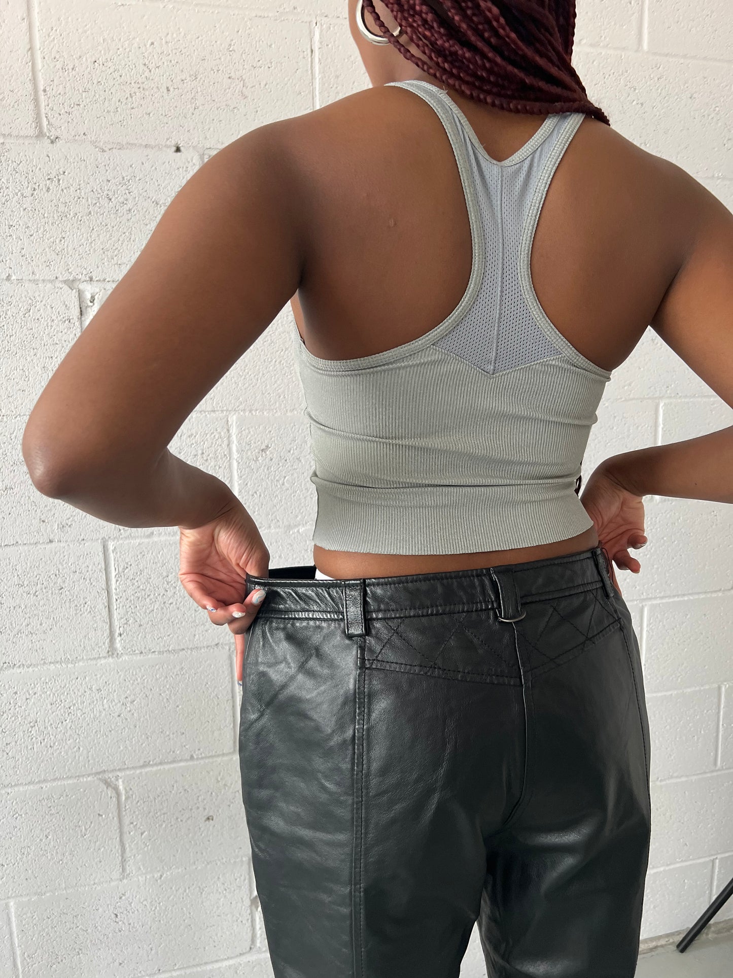 Moto Leather Pant