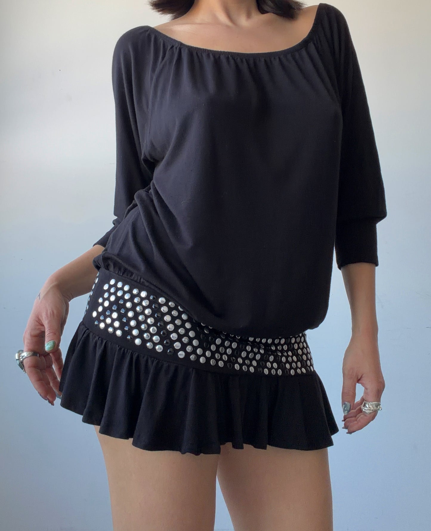 Studded Mini Dress/Top