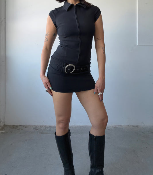 Mini Belted Dress