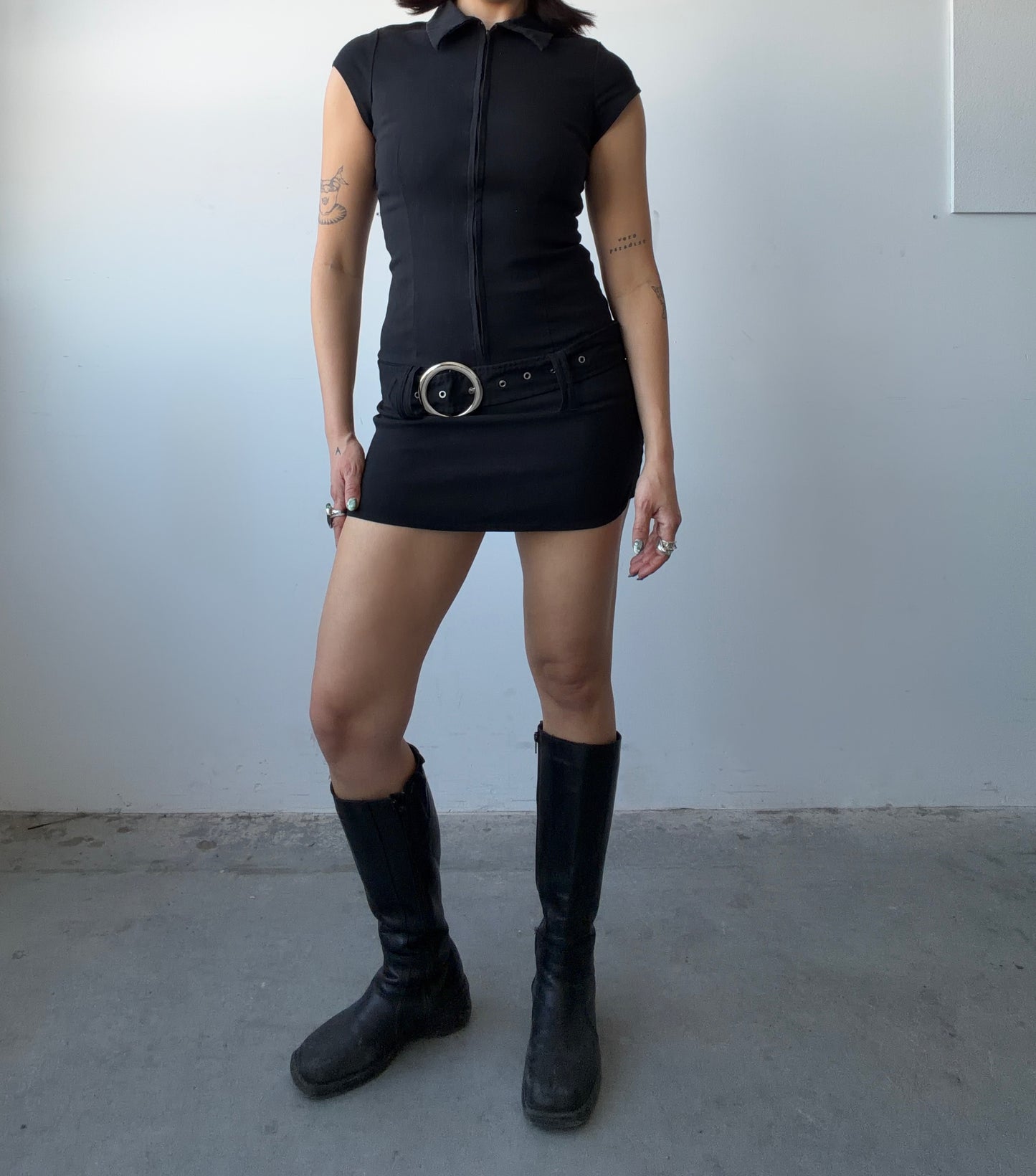 Mini Belted Dress