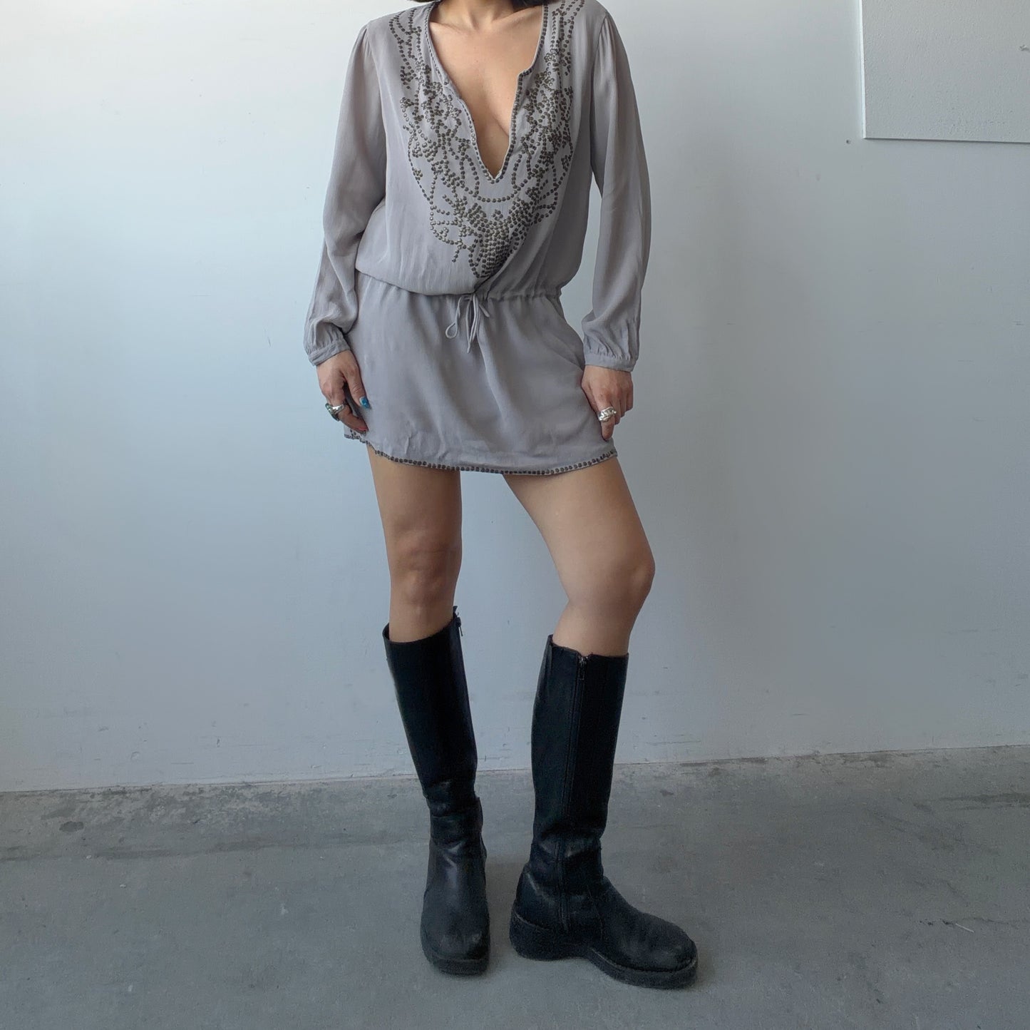 Boho Beaded Dress