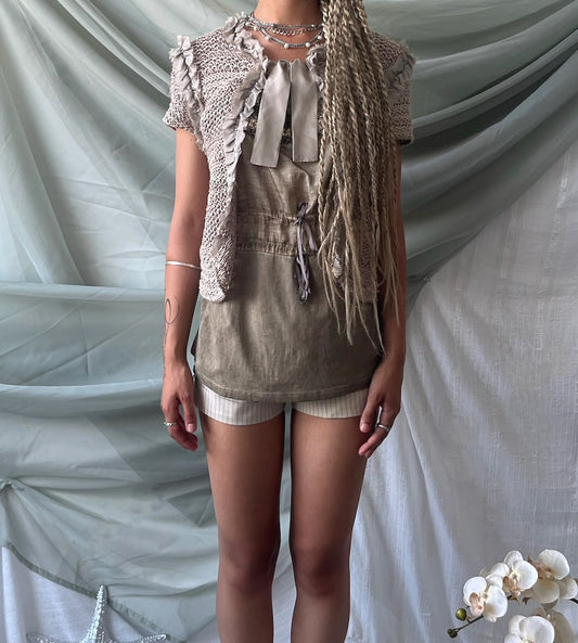Bird by Juicy Couture Tie Up Cardi