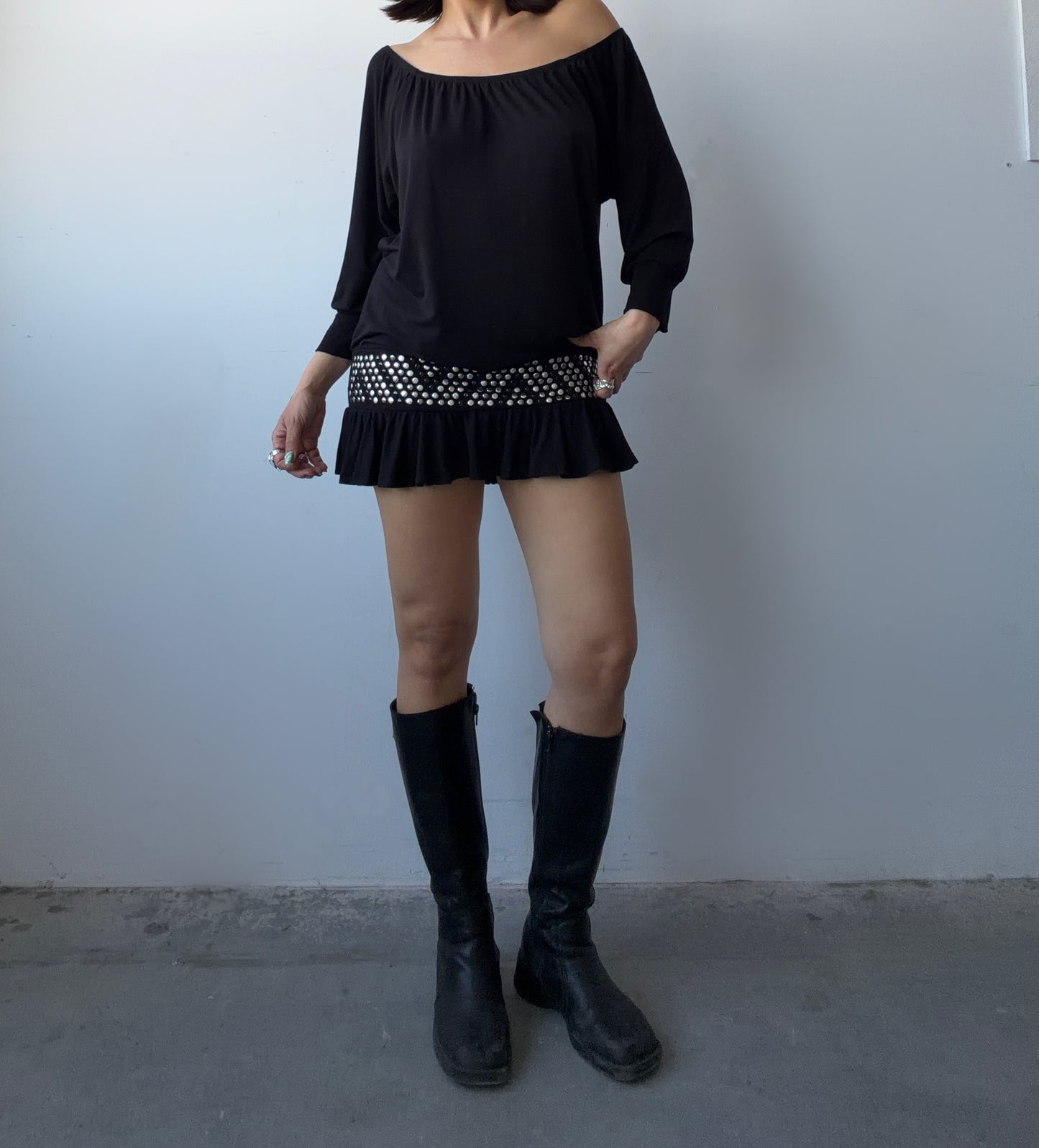 Studded Mini Dress/Top