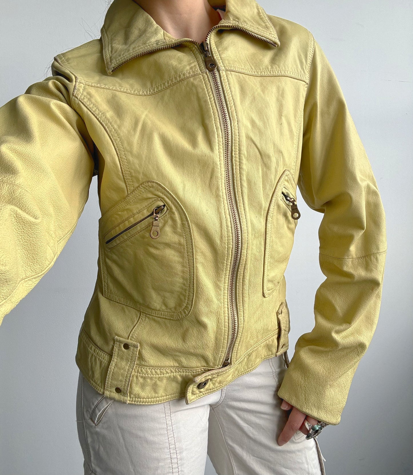 Deadstock Limoncello Leather Jacket S/M