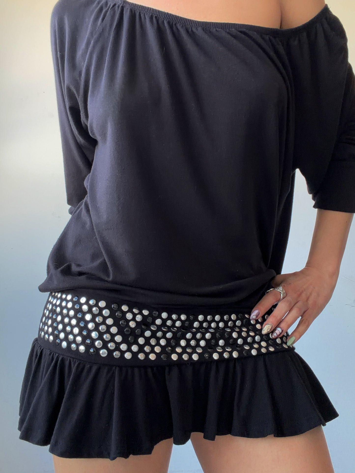 Studded Mini Dress/Top