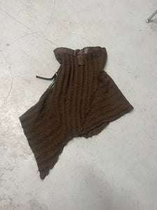 Asymmetric Knit Skirt