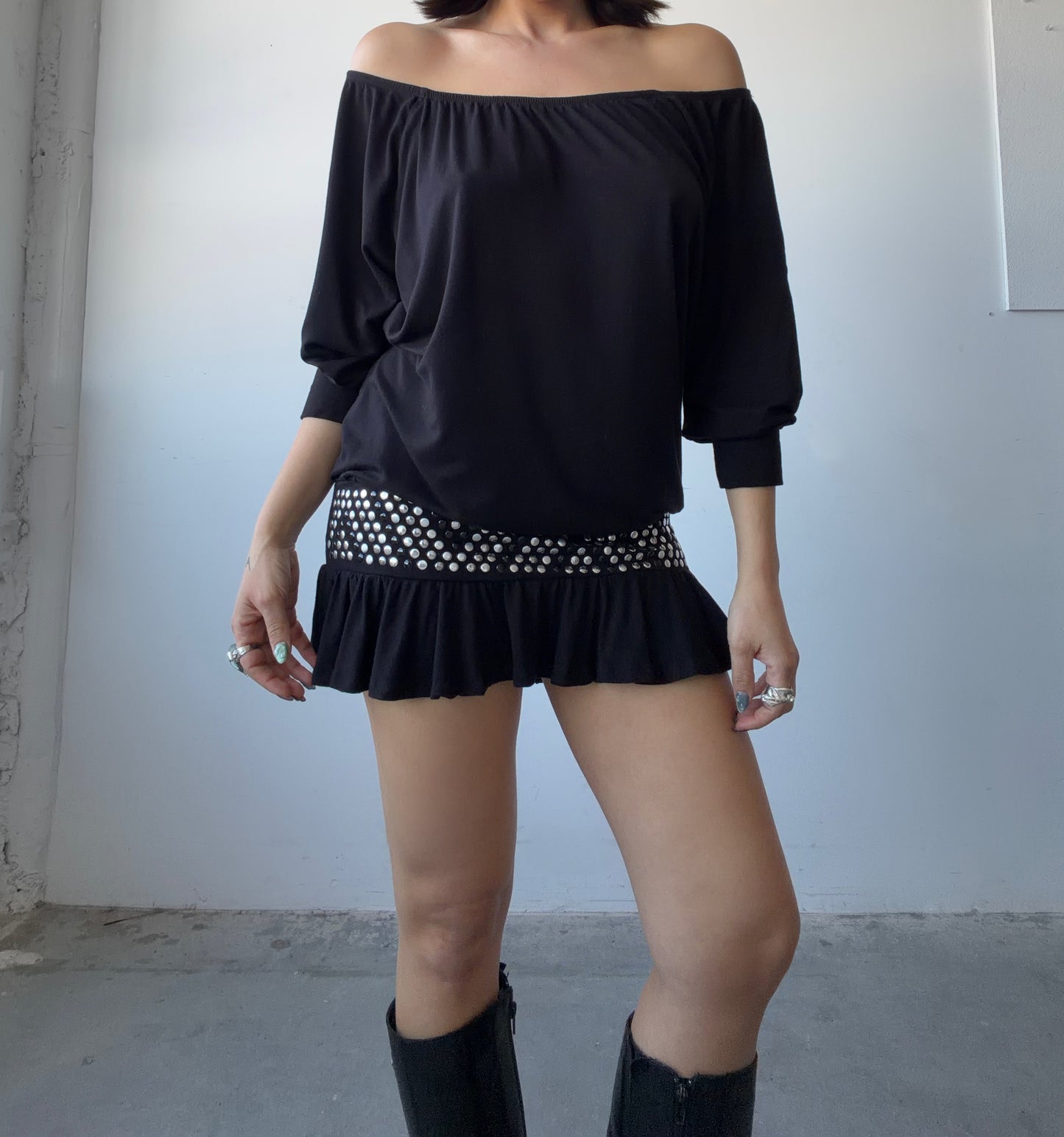 Studded Mini Dress/Top