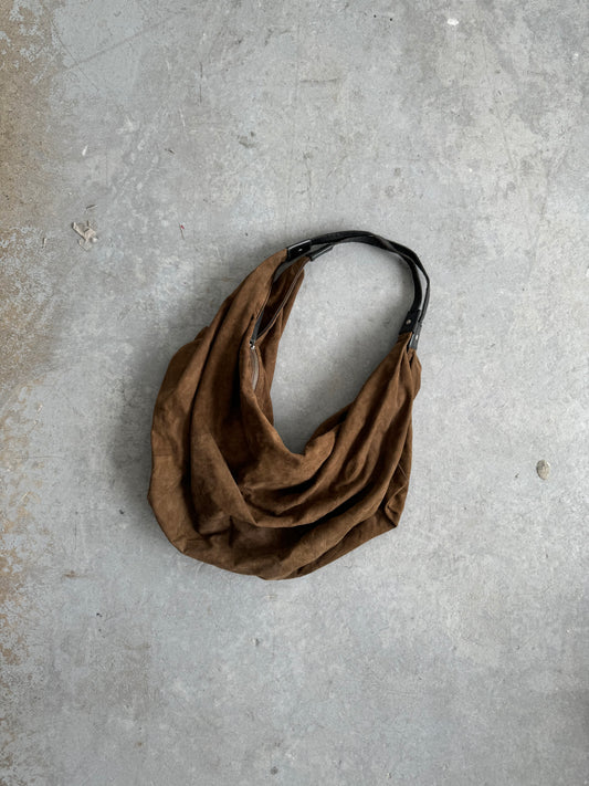 Suede Slouch Purse