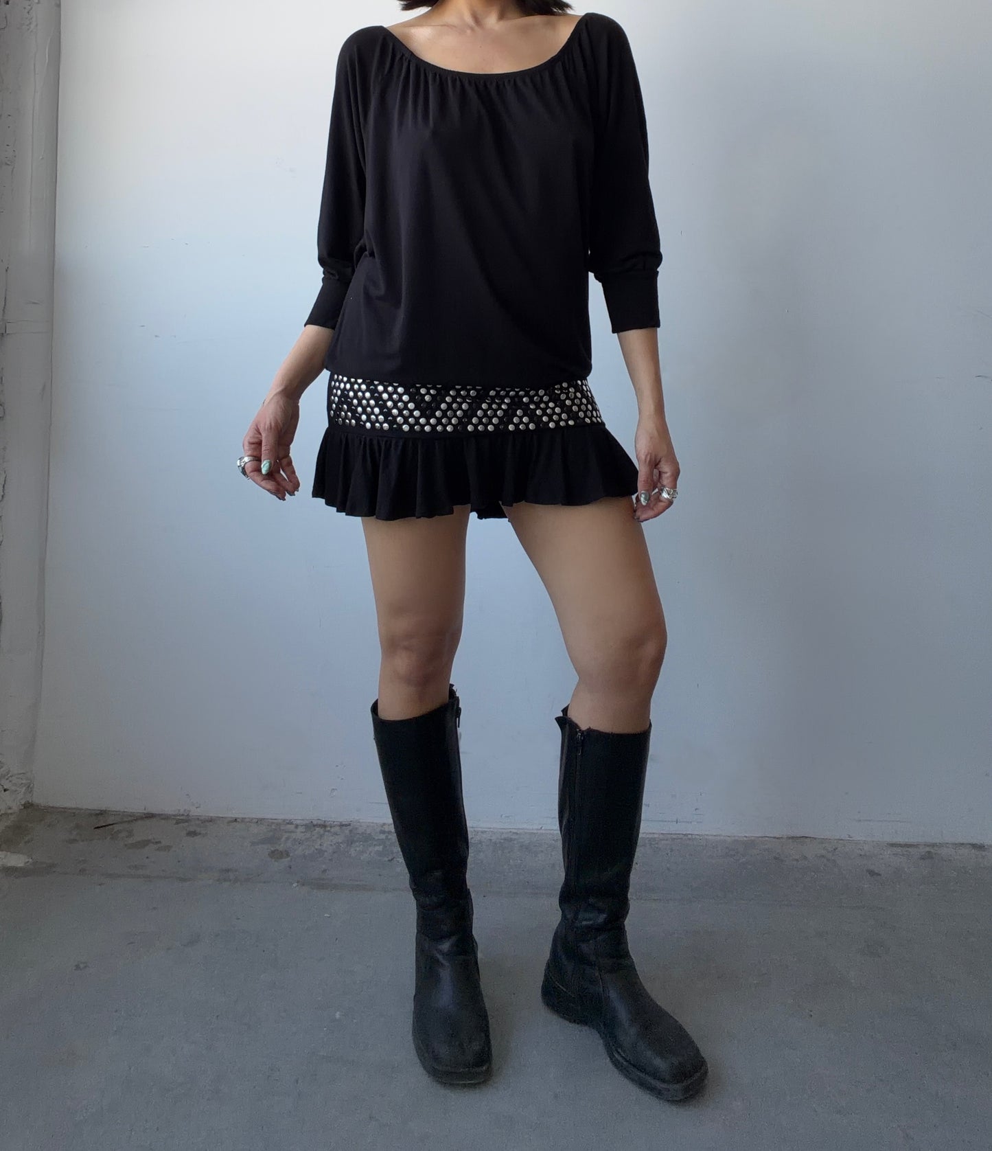 Studded Mini Dress/Top
