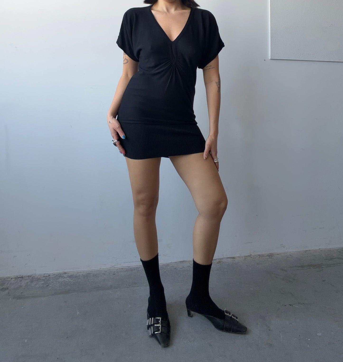 Cutout Tee Dress
