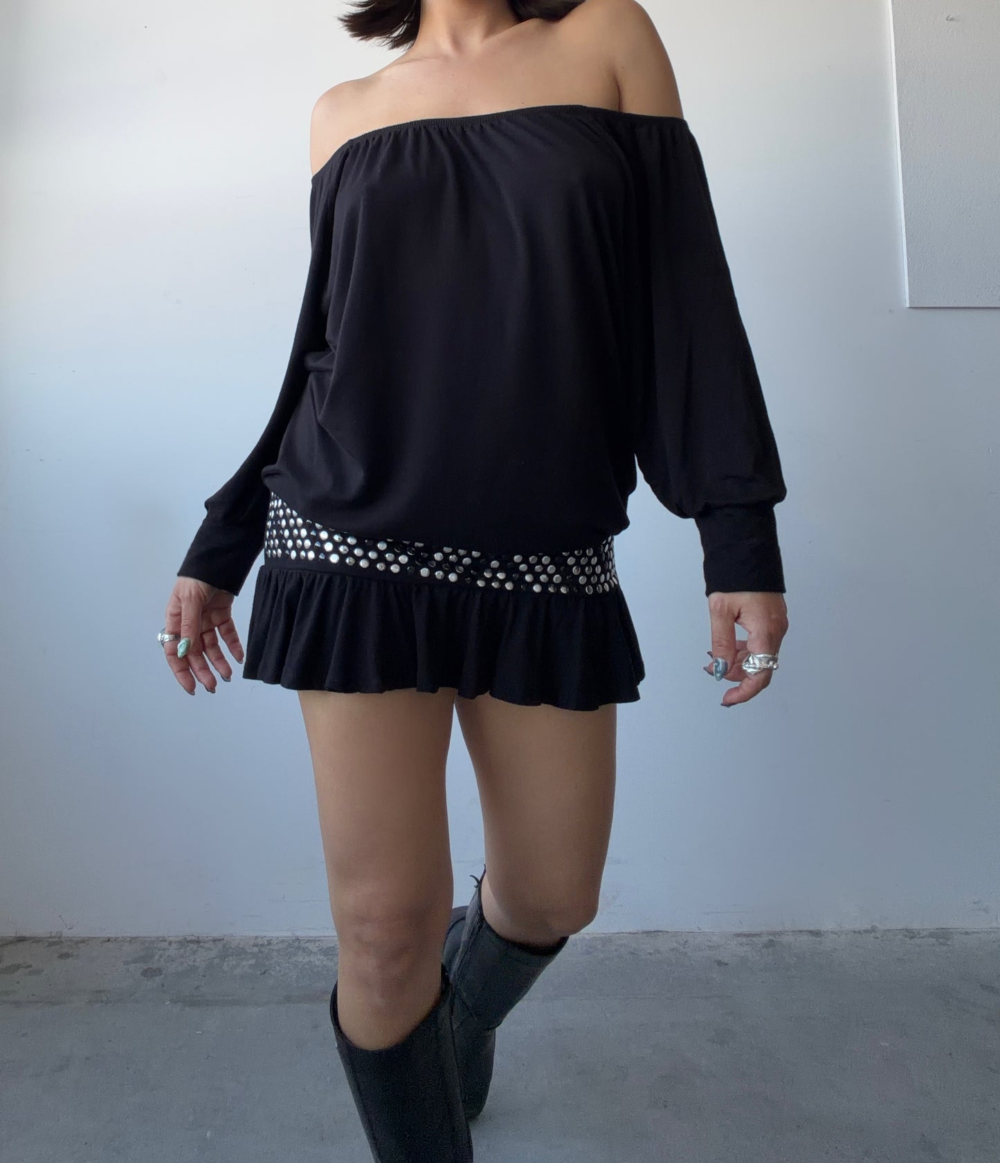 Studded Mini Dress/Top