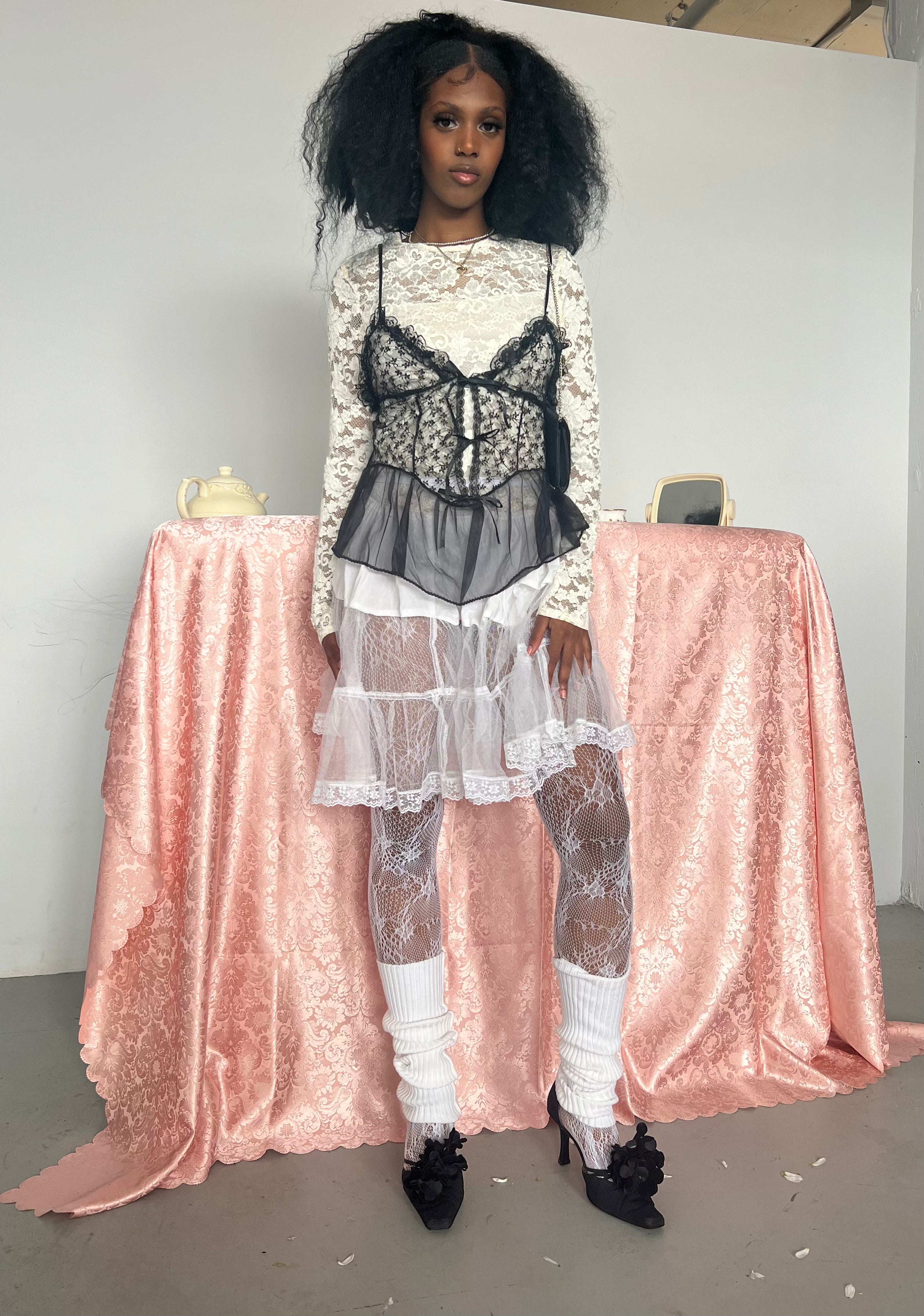 Deadstock Sheer Bow Top