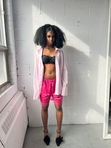 Hot Pink Lingerie Shorts