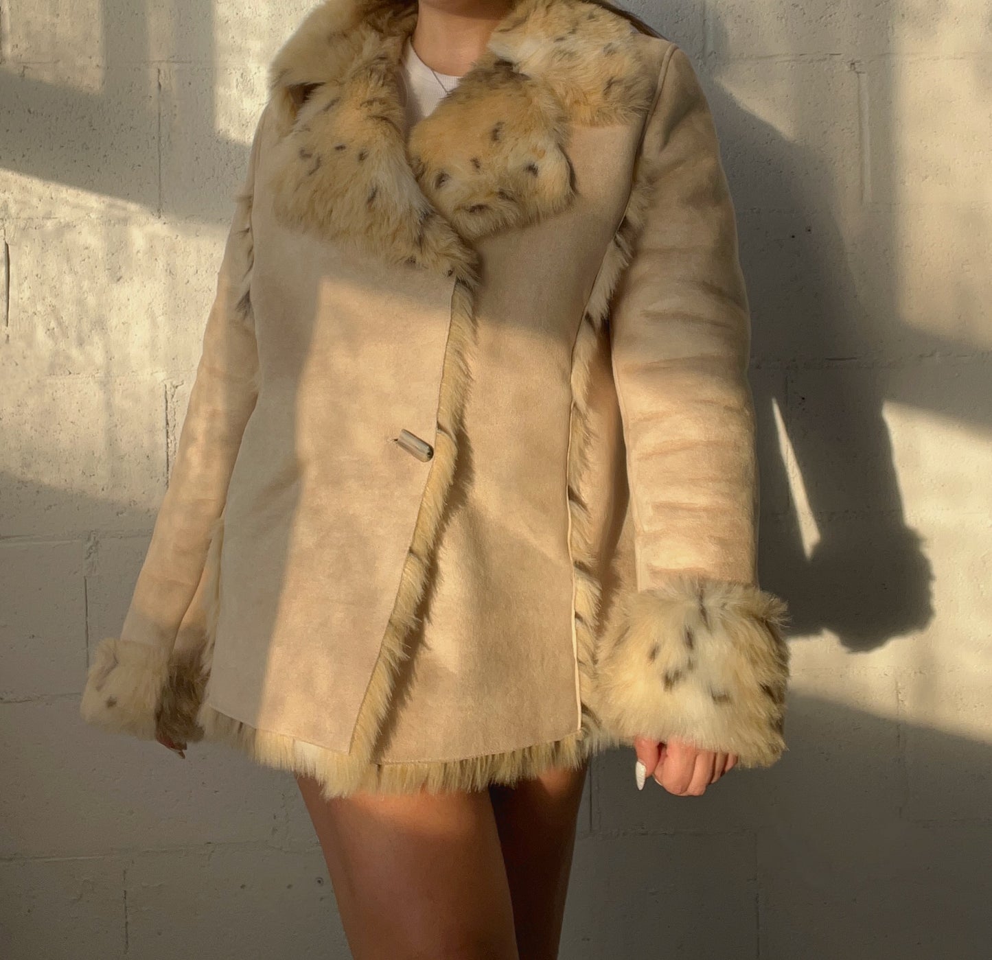 Lynx Faux Fur Coat