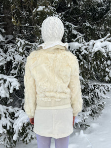 Rabbit Fur Zip