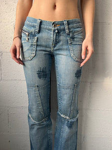 Stitch Detailed Denim