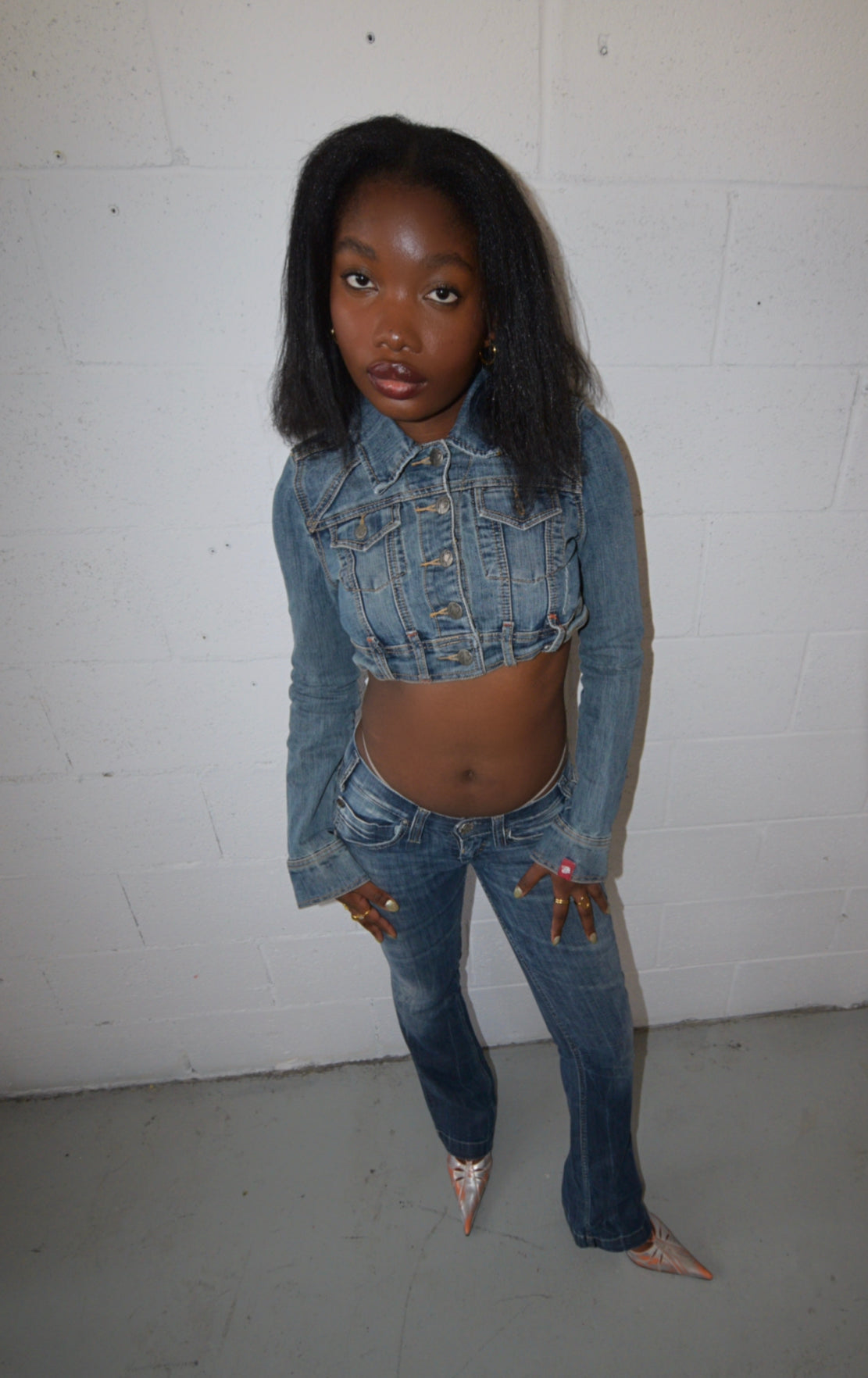 Cropped Jean Jacket
