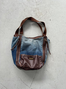 Denim x Brown Purse