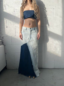 Reworked Levi’s Denim Maxi Skirt