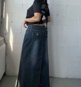 Denim Maxi Skirt Size Large/13